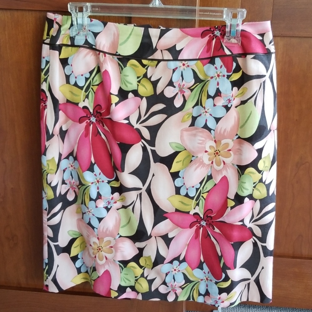 Talbot's silk blend skirt